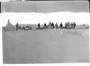 Image of Camp site, 11 men, 2 tents, sledges